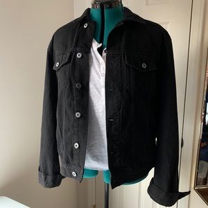 NWOT Black Denim Jacket